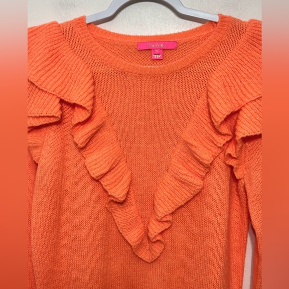 Lilly Pulitzer Double Ruffle Marceline Wool Blend Sweater - Picture 5 of 11
